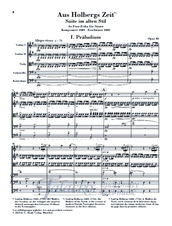 Aus Holbergs Zeit op. 40